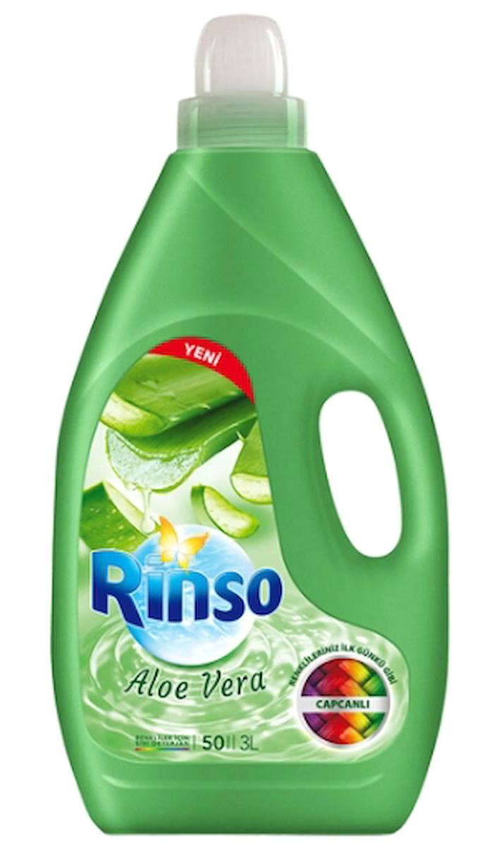 Rinso Matik Aloe Veralı Renkliler İçin 50 Yıkama Sıvı Deterjan 2x3 lt