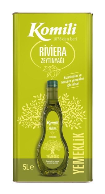 Komili Teneke Riviera Zeytinyağı 5 lt