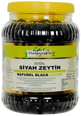 Dalgıçoğlu Tuzsuz Sele Siyah Zeytin 1.46 kg