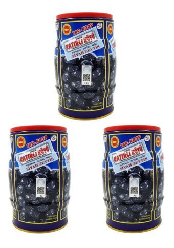 Tar-Koop Siyah Zeytin 3x1 kg