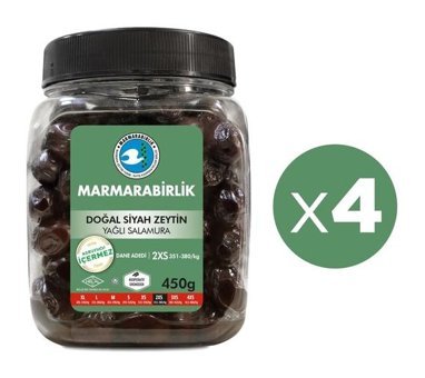 Marmarabirlik Siyah Zeytin 4x450 gr