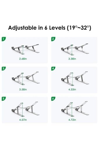 Pst Katlanabilir Alüminyum Dikey Ayarlanabilir Taşınabilir Ayaklı Hareketli Laptop Standı