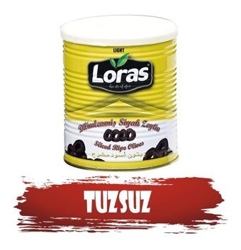 Loras Siyah Zeytin Teneke 350 gr