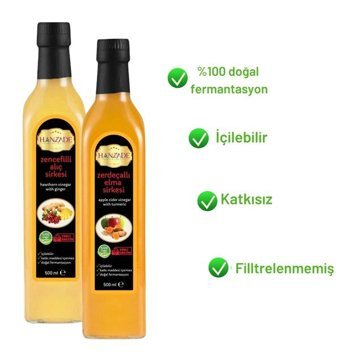 Hanzade Bitkisel Alıç - Elma Sirke 500 ml