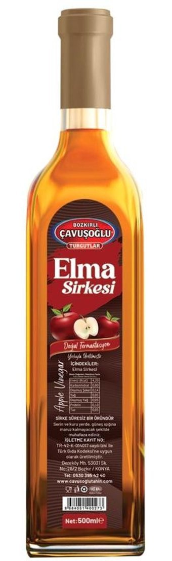 Bozkırlı Çavuşoğlu Elma Sirke 500 ml