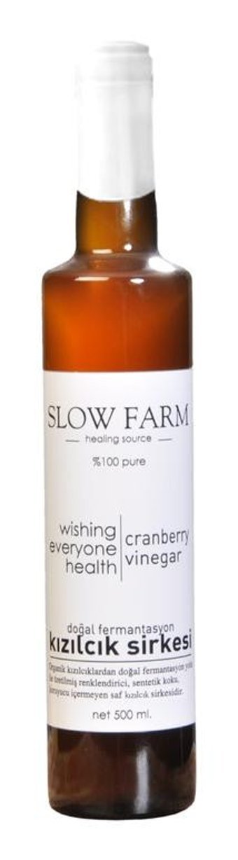 Slow Farm Kızılcık Sirke 500 ml