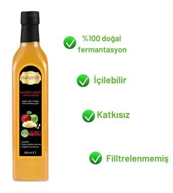 Hanzade Bitkisel Sandaloz Sirke 6x500 ml