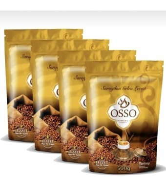 Osso Osmanlı Sade Türk Kahvesi 4x500 gr