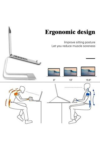 Techmaster Alüminyum Taşınabilir Laptop Standı