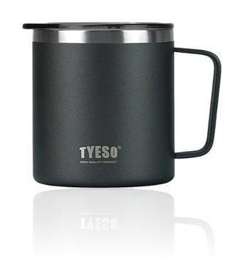 Tyeso Silviya Paslanmaz Çelik 400 ml Outdoor Termos Siyah