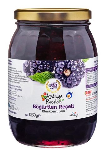 Antalya Reçelcisi Böğürtlen Reçeli 1850 gr