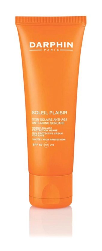 Darphin Soleil Plaisir Sun 50 Faktör Tüm Ciltler İçin Nemlendirici Suya Dayanıklı Yüz Güneş Kremi 50 ml