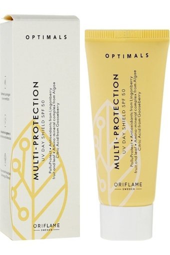 Oriflame Optimals 50 Faktör İçin Leke Karşıtı Nemlendirici Yaşlanma Karşıtı Suya Dayanıklı Yüz ve Vücut Güneş Kremi 30 ml