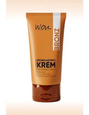 Wou E Vitamini - Kakao Simli Vücut - Yüz İçin Güneşsiz Bronzlaştırıcı Krem 50 ml