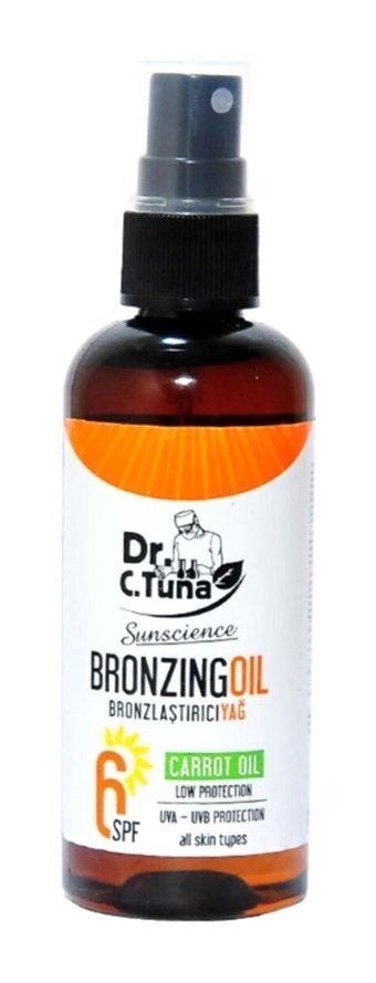 Dr. C. Tuna Havuç Yoğun 6 Faktör Vücut İçin Bronzlaştırıcı Yağ 115 ml