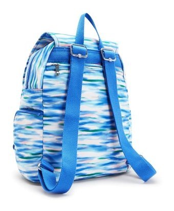 Kipling City Zip S Küçük Boy Desenli Dıluted Blue Kadın Sırt Çantası