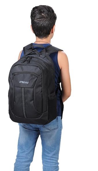 Strong Bag Günlük 201 Okl01 Siyah Erkek Sırt Çantası