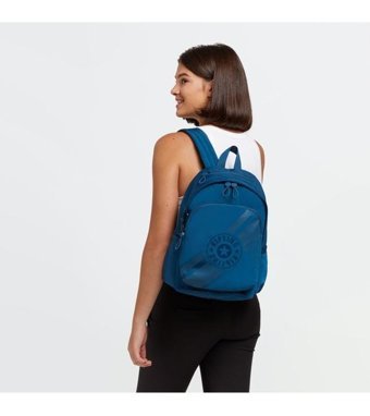 Kipling Delia Orta Boy Mavi Warm Teal Str Mavi Kadın Sırt Çantası