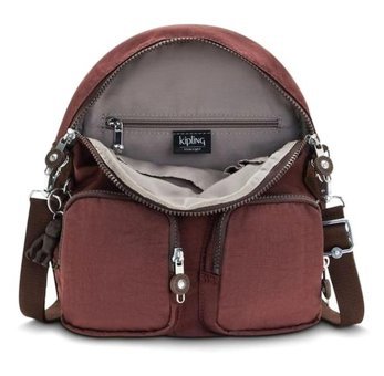 Kipling Firefly Up Mahogany K12887 Bordo Kadın Sırt Çantası