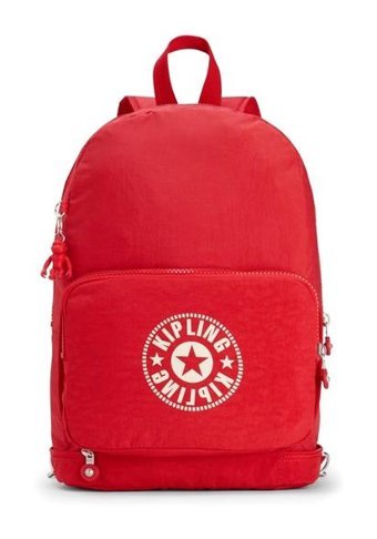 Kipling Classic Niman Fold Küçük Boy Kırmızı Lıvely Kırmızı Kadın Sırt Çantası