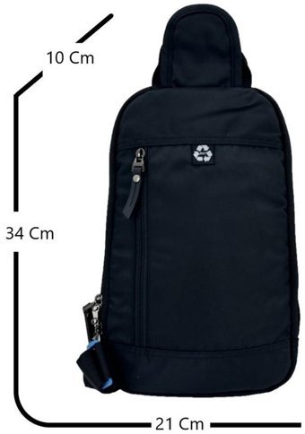 Yurdu Discovery Slingbag D00720 Çapraz Siyah Erkek Sırt Çantası