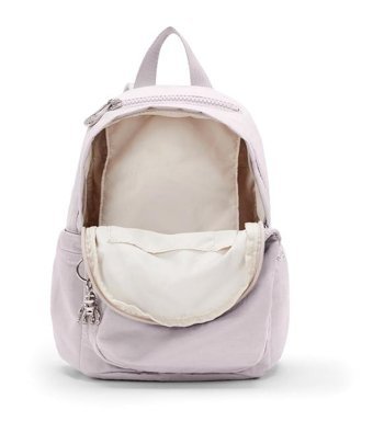 Kipling Delia Mini Küçük Boy Gri Gleam Sılver Kadın Sırt Çantası