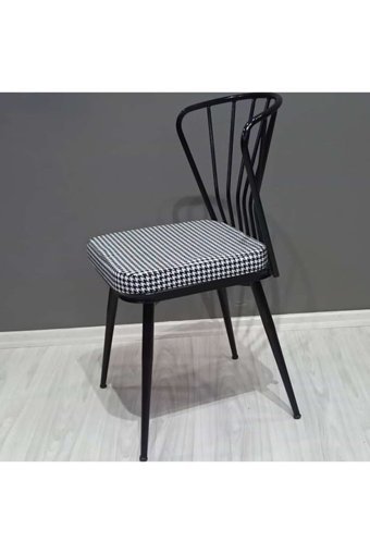 Altan Home Yuvarlak Mermer 90 cm Siyah Kamp Masası