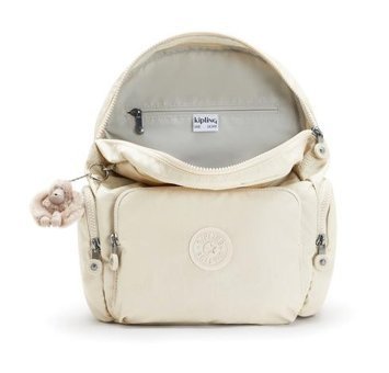 Kipling City Zip S Küçük Boy Bej Beıge Pearl Kadın Sırt Çantası