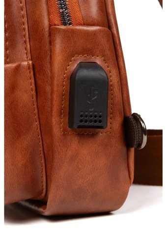 Newish Polo Body Bag Usb Kulaklık Çıkışlı Çapraz Taba Erkek Sırt Çantası