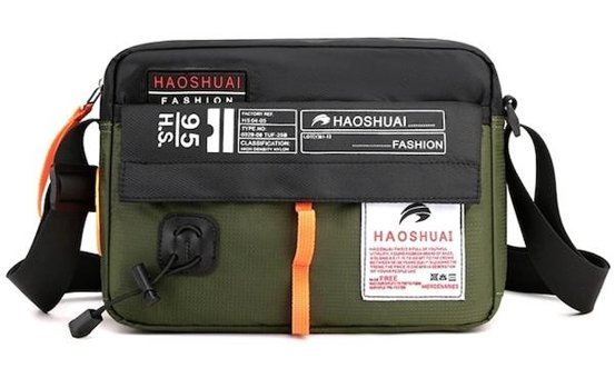 Haoshuai 204 Sports Crossbody 001 Koyu Mavi Erkek Sırt Çantası