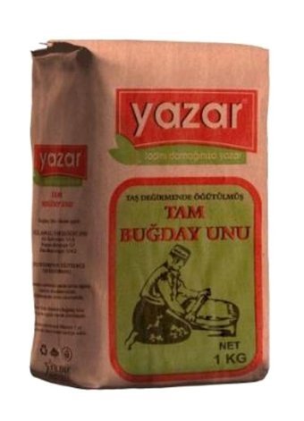 Yazar Tam Buğday Unu 12x1 kg