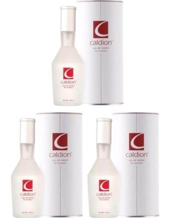 Caldion EDT Çiçeksi - Meyvemsi - Odunsu Kadın Parfüm 3x100 ml