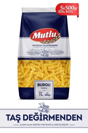 Mutlu Burgu Makarna 5x500 gr