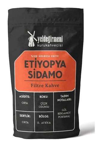 Yeldeğirmeni Kurukahvecisi Bergamot Gül Portakal Aromalı Doğu Afrika Öğütülmüş Filtre Kahve 250 gr