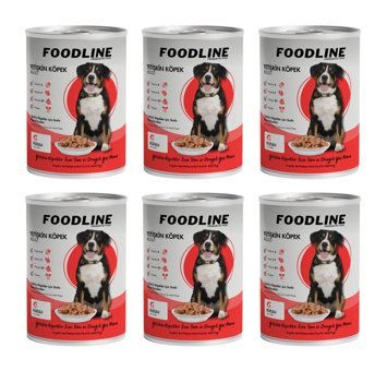 Foodline Kuzu Yaş Köpek Maması 6 x 400 gr 6'lı