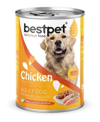 Best Pet Tavuklu Parça Etli Yaş Köpek Maması 400 gr Tekli