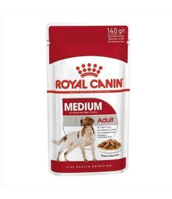 Royal Canin Medium Kümes Hayvanı Parça Etli Yaş Köpek Maması 140 gr Tekli