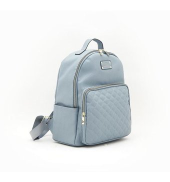 London Fog Eldie Pebble Backpack 23002 Kadın Omuz Çantası Mavi