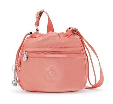 Kipling Jamir Peach Glam Kadın Omuz Çantası Pembe