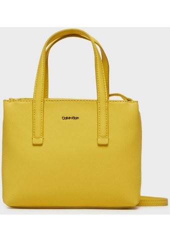 Calvin Klein K60K611675 Laf Kadın Omuz Çantası Sarı