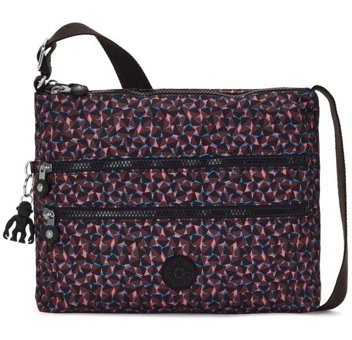 Kipling Alvar Desenli Happy Squares Kadın Omuz Çantası Çok Renkli