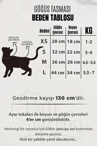 Patipatron Düz Avokado Ayarlanabilir Gezdirme Göğüs Kedi Tasması