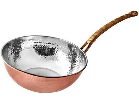 Karaca Alacahöyük Bakır 24 cm Wok Tava