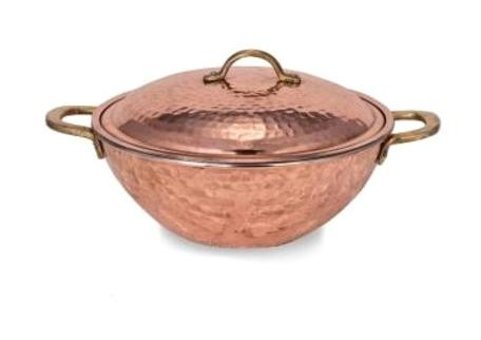 Turna Bakır 1063588 Bakır 25 cm 2 Parça Wok Tava