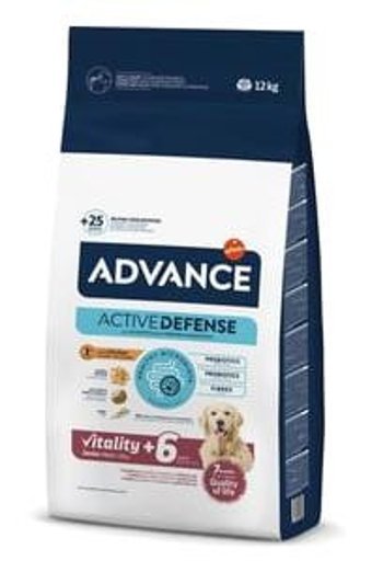 Advance Active Defense Tavuklu Büyük Irk Yaşlı Köpek Maması 12 Kg