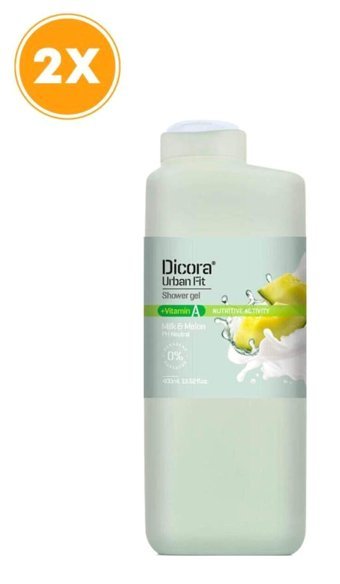 Dicora Kavun Süt Duş Jeli 2x400 ml