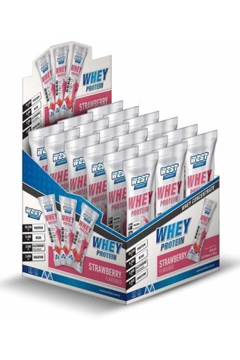 West Nutrition Çilekli Whey Protein Protein Tozu 648 gr