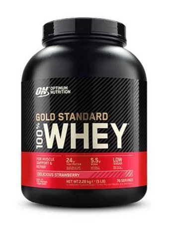 Optimum Gold Standard Çilekli Whey Protein Protein Tozu 2.27 kg