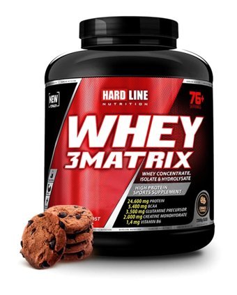 Hardline Nutrition 3 Matrix Kurabiyeli Whey Protein Protein Tozu 2.3 kg