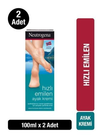 Neutrogena Hızlı Emilen Bakım Ayak Kremi 200 ml